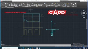Section Design in AutoCADD ಕನ್ನಡ-CADD Nest