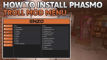 [Phasmophobia] HOW TO INSTALL PROJECT ENZO MOD MENU | Troll Options, ESP, Ghost Info & MORE!