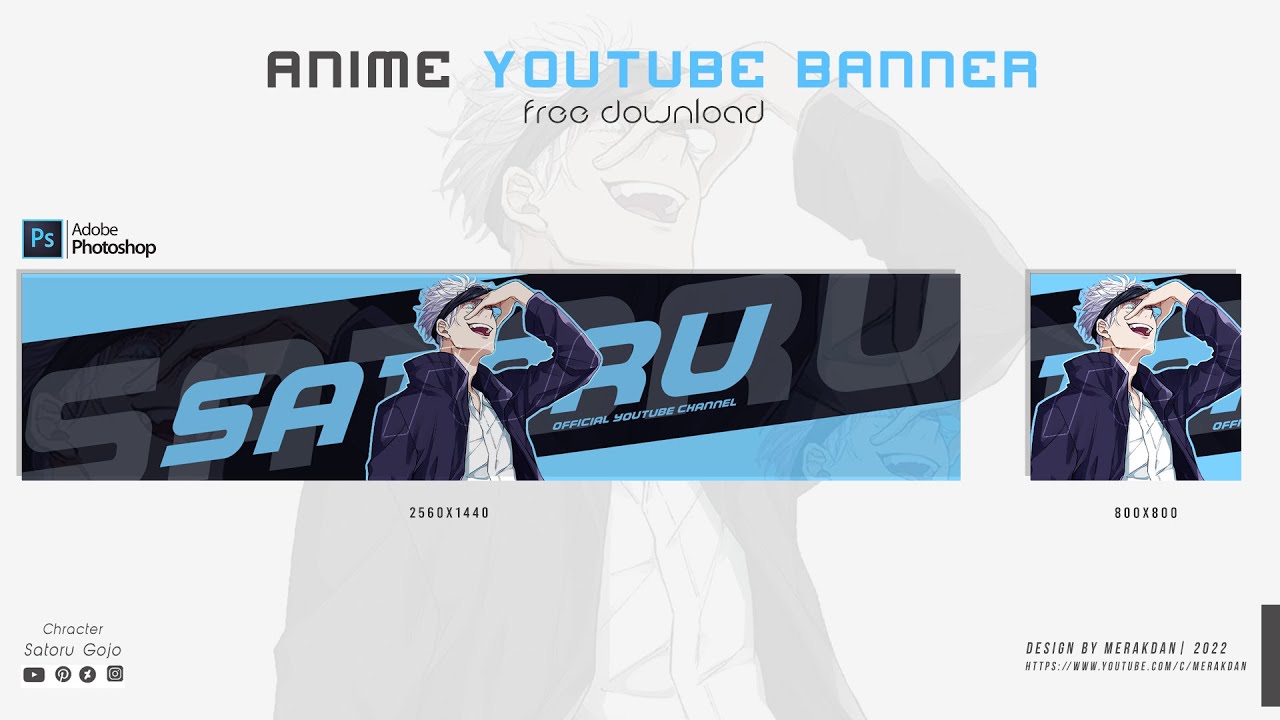 Design a clean and aesthetic anime banner for social media by Jozertii00 |  Fiverr