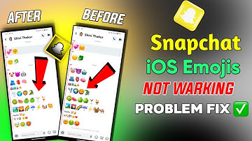 Snapchat iOS Emoji Not Warking || iOS Snapcht for Android || ios emoji on Snapchat without Zfont
