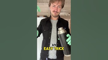 How to CLEAN a flask from the INSIDE? #thermos #bottle #shorts