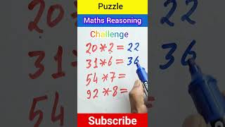 #maths #puzzle #mathstricks #magic #shorts