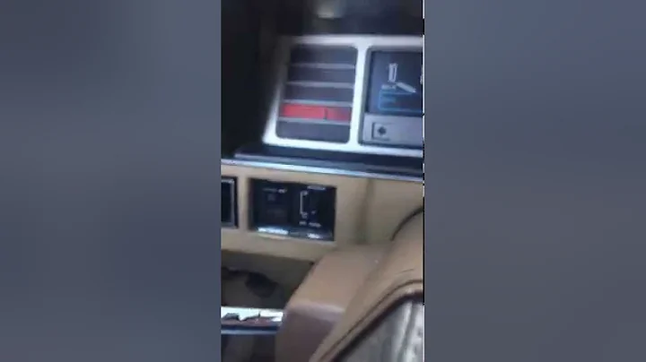 1986 Oldsmobile Cutlass Ciera Cold Start