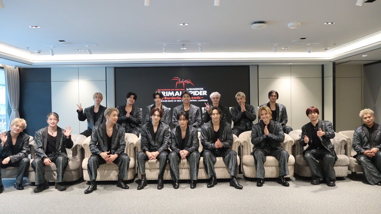 Pressconference THE RAMPAGE LIVE TOUR 2025“𝓟𝓡𝓘𝓜𝓐𝓛 𝓢𝓟𝓘𝓓𝓔𝓡”