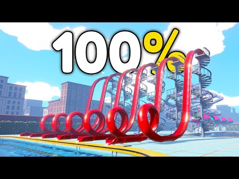 I Played 100 Of Waterpark Simulator 