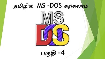 MS  DOS( disk operating system)