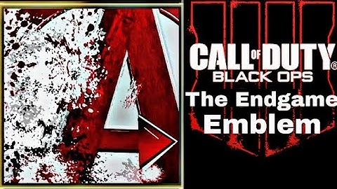 Call of Duty BO4 Avengers Endgame Emblem Tutorial