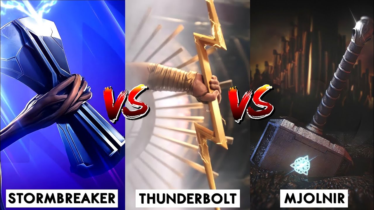 Stormbreaker Vs Thunderbolt Vs Mjolnir | Explained In Hindi | BNN ...