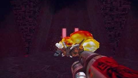 Quake II - Makron Defies Solid Objects