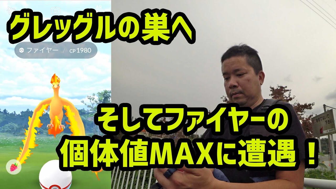 ポケモンgo グレッグルの巣でファイヤー個体値maxに遭遇するも Youtube