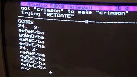 BBC Micro Hybrid Technology Music 2000 Programming music and playing on a Midi Synth Demo.