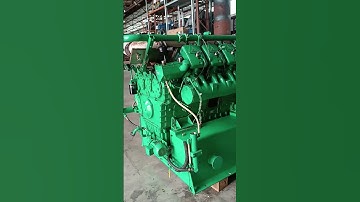 1400 KW MWM gas generator / Gasaggregat 620V16K 2205035 Video