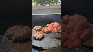 Wagyu Cheese burgers with our signature “go-to spice blend” #livefire #wagyubeef #burgers #occhef