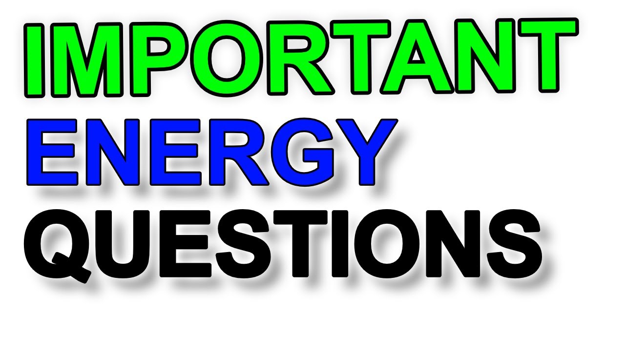 REVISE GCSE Physics Energy Questions (in 4 minutes) - YouTube