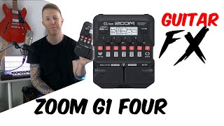 Zoom G1 Four Guitar Multi FX Pedal Demo and Review