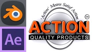 3D Logo Animation Sample with Blender software