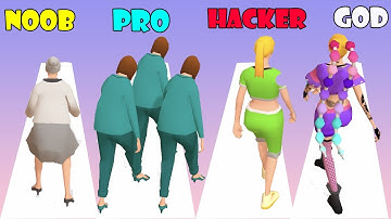 NOOB vs PRO vs HACKER vs GOD - Baddie Squad