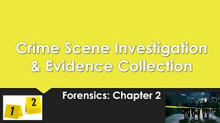 Forensics Chapter 2.1 video