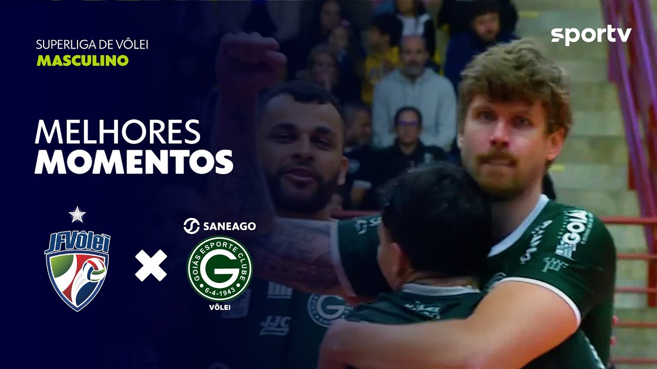 JF VÔLEI 0 X 3 GOIÁS | MELHORES MOMENTOS | SUPERLIGA MASCULINA DE VÔLEI 2025/26 | sportv