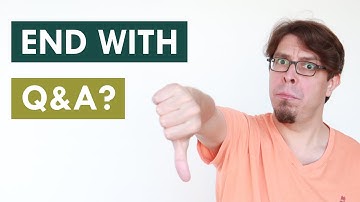 Q&A session at the end? How to plan a successful Q&A