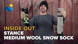 Inside Out: Stance Medium Performance Wool Snow Socks Information