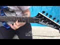 Jackson js11 dinky  elektro gitar  metallic blue bi kuple