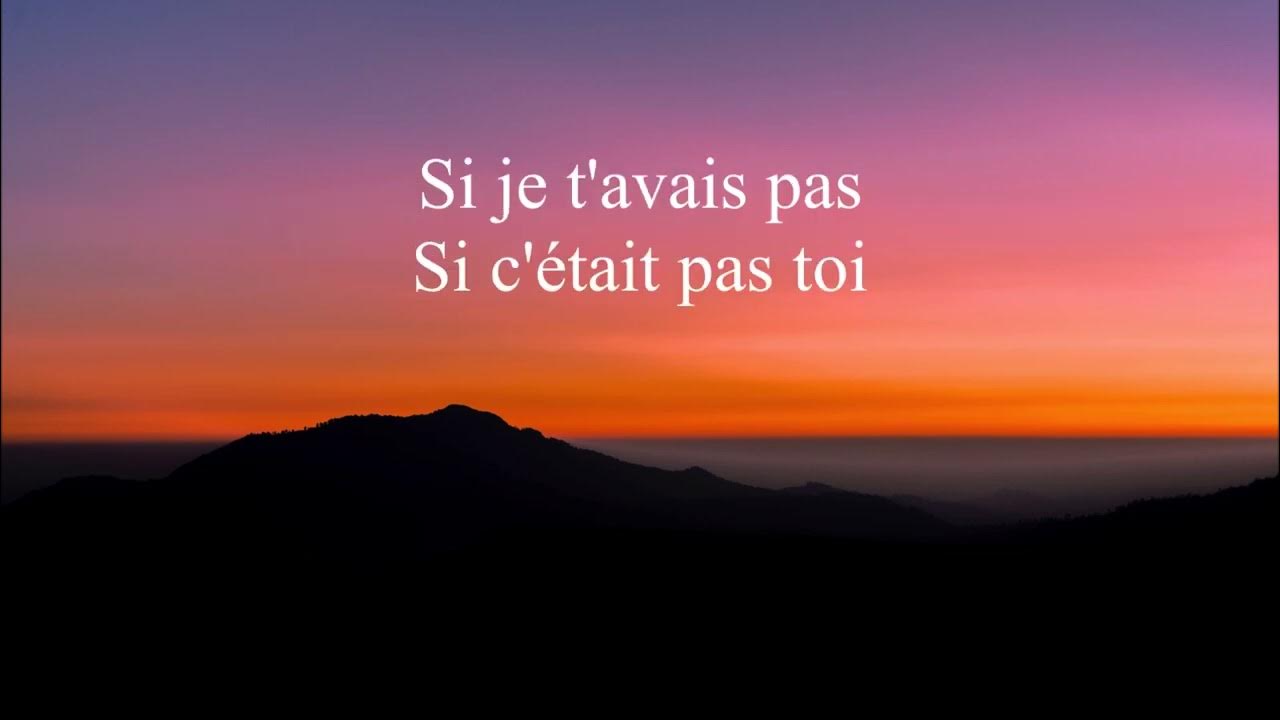 Paroles De Jean jacques Goldman Si Je T avais Pas JEAN-JACQUES GOLDMAN - SI JE T'AVAIS PAS - (PAROLES) - YouTube