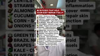 18 Foods That Help Your Body Repair Itself