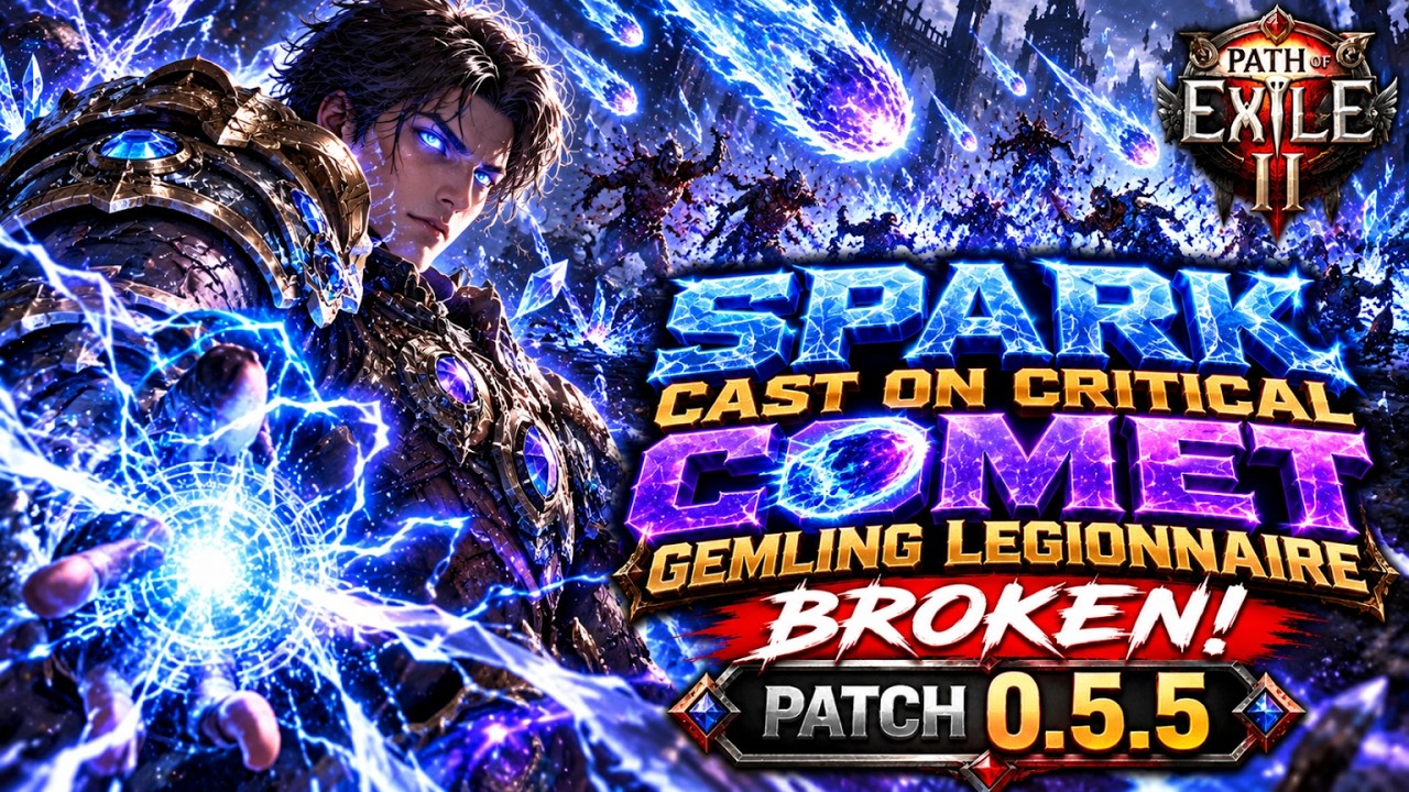 Spark Cast on Critical Comet Gemling Legionnaire - Path of Exile 2 Build Guide