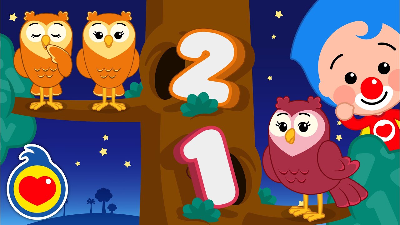 Las Lechuzas ♫ Aprende Colores y Números ♫ Canciones Infantiles Para Dormir ♫ Plim Plim