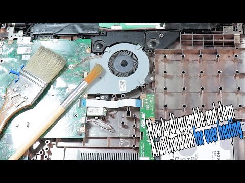 How to disassemble and clean Asus VivoBook for over heating