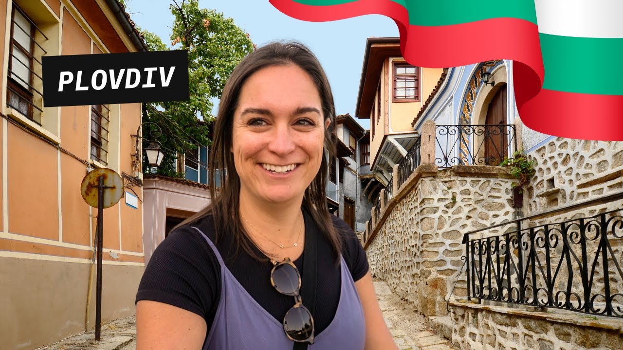 Plovdiv 2024 - Bulgaria 4K Virtual Walking Tour around the City - Travel Guide