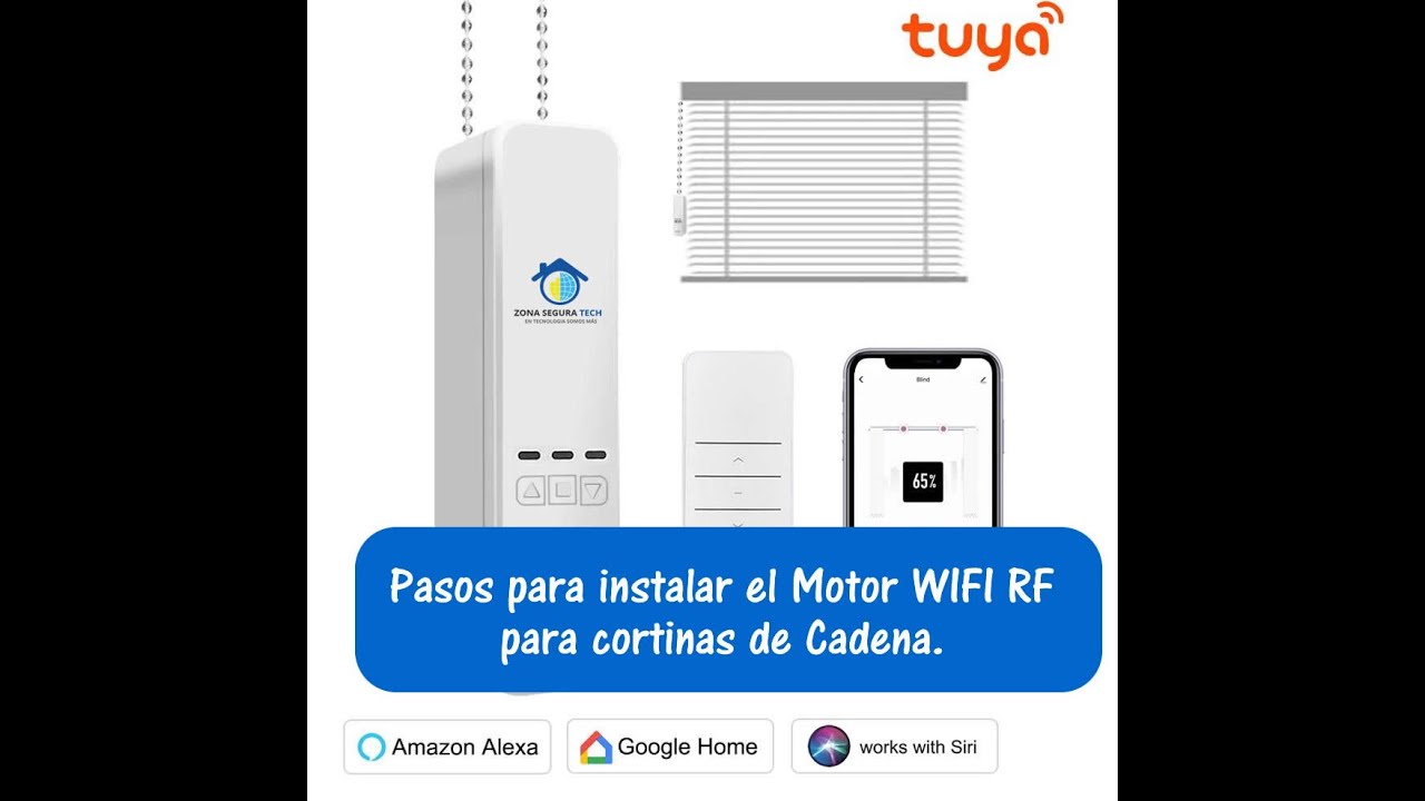 Sistema motorizado de Motor de cortina wifi eléctrico Tuya, barra