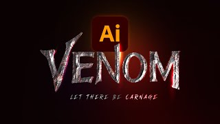 Creating a Venom Logo in Adobe Illustrator screenshot 5