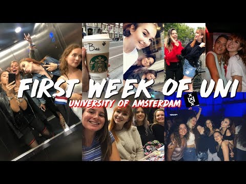 WHAT THE FIRST WEEK OF COLLEGE IS REALLY LIKE | University of Amsterdam