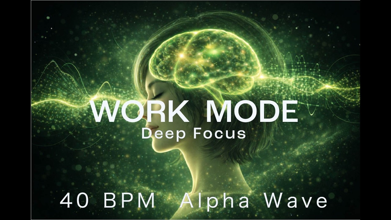 ADHD | Alpha Wave | Ultra Deep Focus  | 1 hour of Scientifically Optimised 40 BPM [No Lyrics]