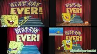 The Best Spongebob Best Day Ever Sparta Madhouse V3 Remix Quadparison (4 Languages)