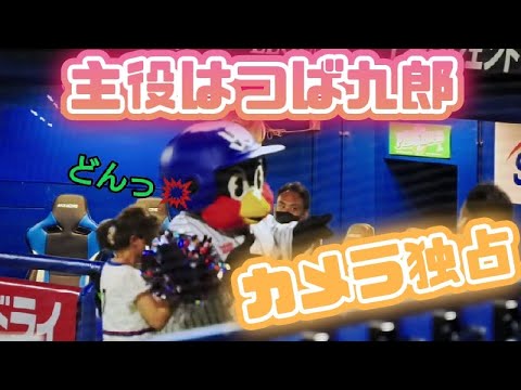 【浴衣姿】パッションを押し退けて自分のみ写ろうとするつば九郎！【かわいい】