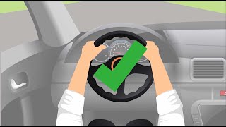 How to hold steering wheel for beginners | Driving Tips