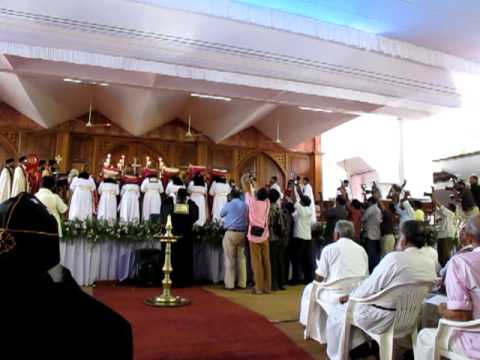 This video was taken on May 12th 2010 at Mar Elia Cathedral in Kottayam, Kerala India during the consecration of seven Rambans as Episcopos. This video shows...