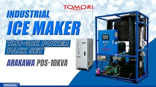 TOMORI INDUSTRIAL ICE MAKER TMT-10K POWER PACK SET STABILIZER ARAKAWA PDS-10KVA screenshot 5