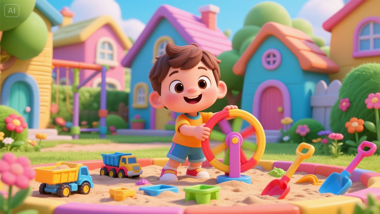 Slide, Swing, Share – Playground Adventures | Popular Nursery Rhyme | Educational Kids Songs