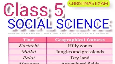 Second Terminal Examination | 5th Standard | Social Science | SOLVED QUESTION PAPER |#Class5Second