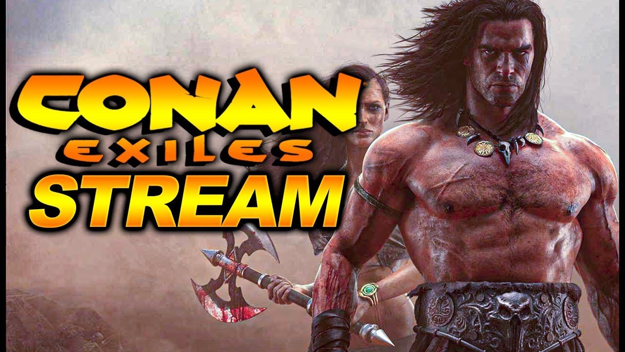 Стрим . Conan Exiles. Большое путешествия на вулкан