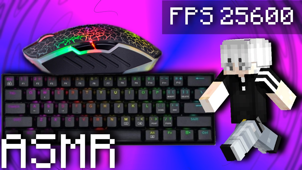 Bedwars ASMR Keyboard & Mouse Sounds | AgeraPvP Bedwars