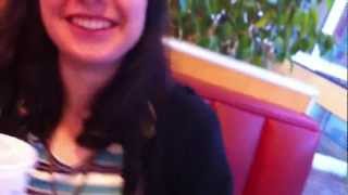 Avalon and Dalibor at Burger King