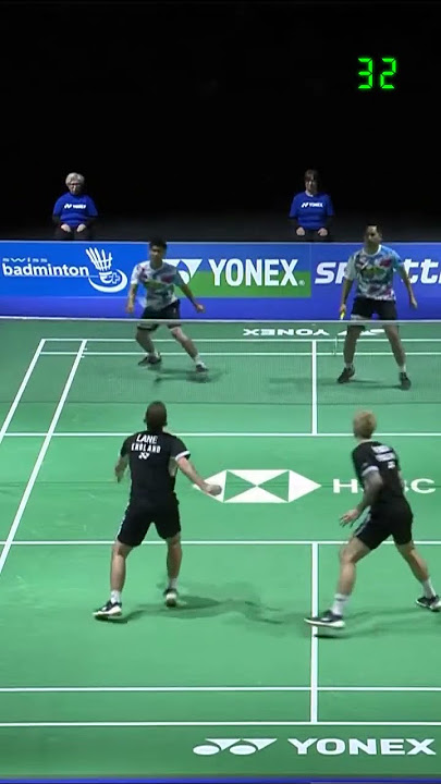 The best rally! (56 shots) Lane/Vendy vs Gutama/Isfahani | Swiss Open 2024 MD SF #shorts #badminton