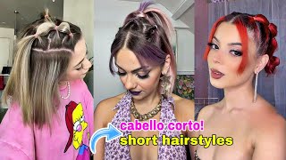 HAIRSTYLES FOR SHORT HAIR!! quick and easy hairstyle ideas fashion girls