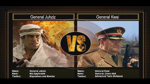 CnC Shockwave 1.2 C&C Generals Zero Hour  Challenge - Juhziz vs Kwai