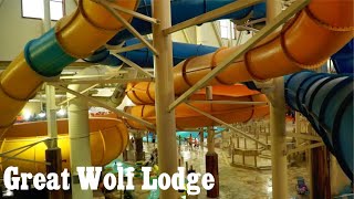 All Waterslides at Great Wolf Lodge | Mason Ohio (POV GOPRO)